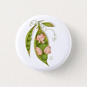 Magnet "Bébé pois" 38mm