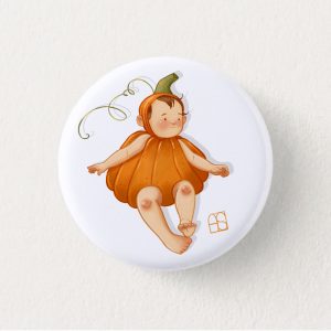 Magnet "Bébé citrouille" 38mm
