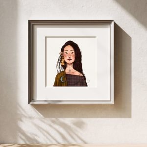 Tirage signé "Saran"